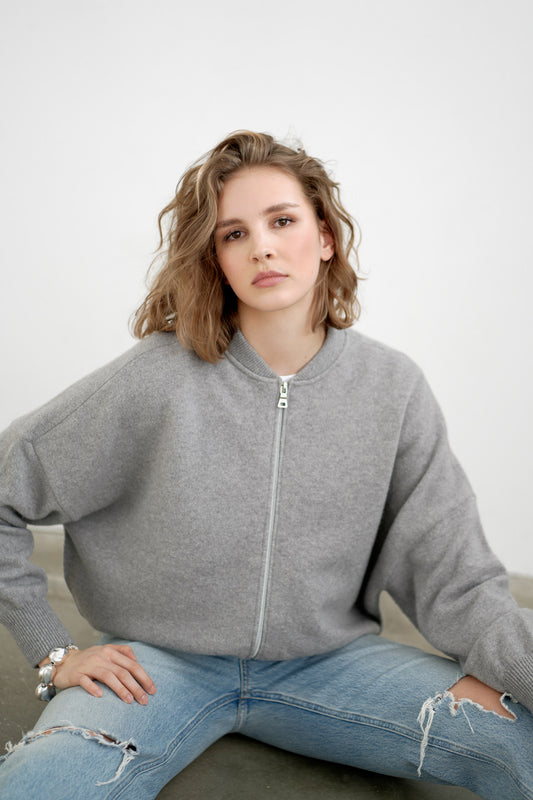 JACKIE in Grey Melange