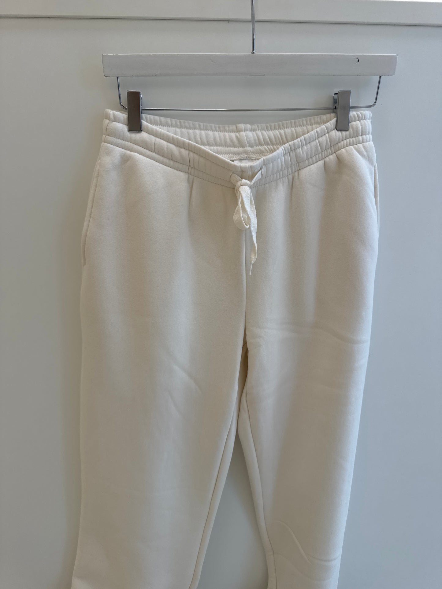 Basic Straight Sweatpants - Egret