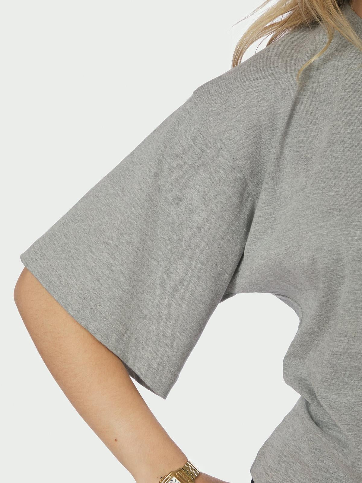 Asha Boxy Tee in Grey | NEO NOIR