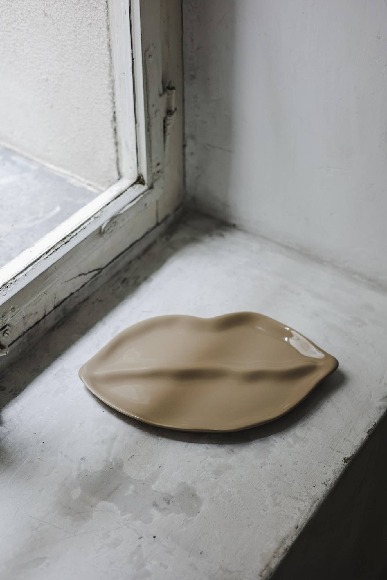 Sisi Lippenplatte, beige