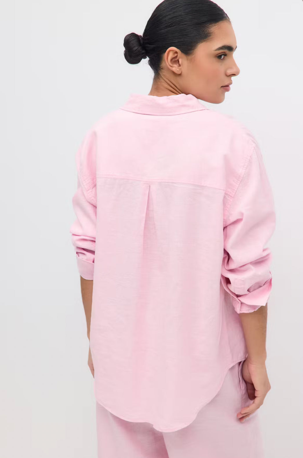 Linen blend Shirt - pink