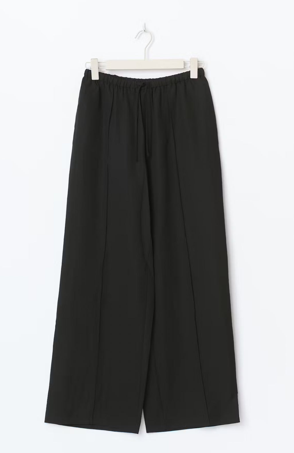 Relaxed wide trousers - Black