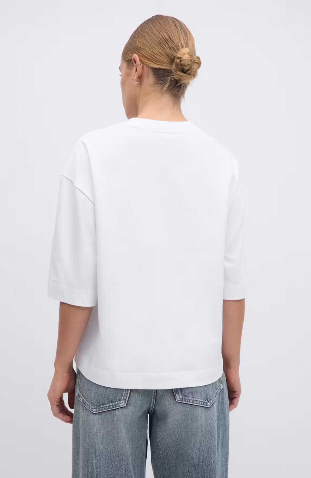BASIC BOXY TEE - White