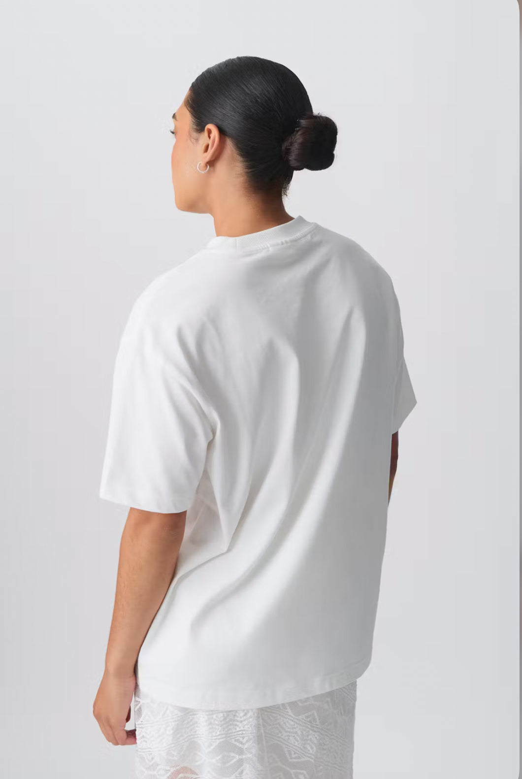 BASIC OVERSIZED TEE - Offwhite