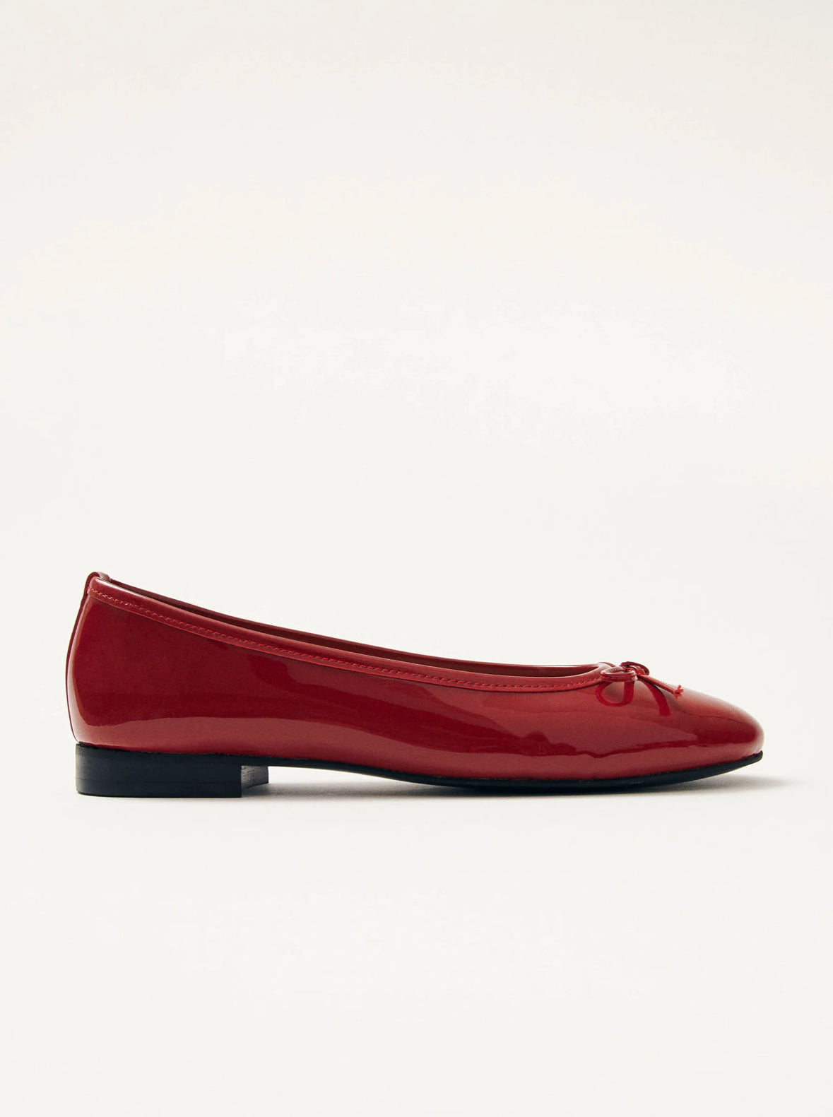 Oriana Ballerinas aus Leder in Rot
