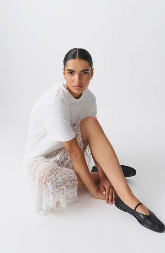 BASIC OVERSIZED TEE - Offwhite