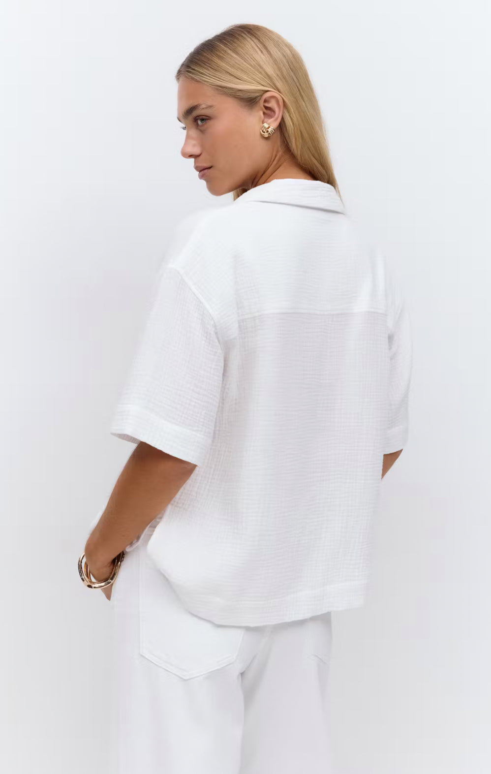 Gauze Shirt - White