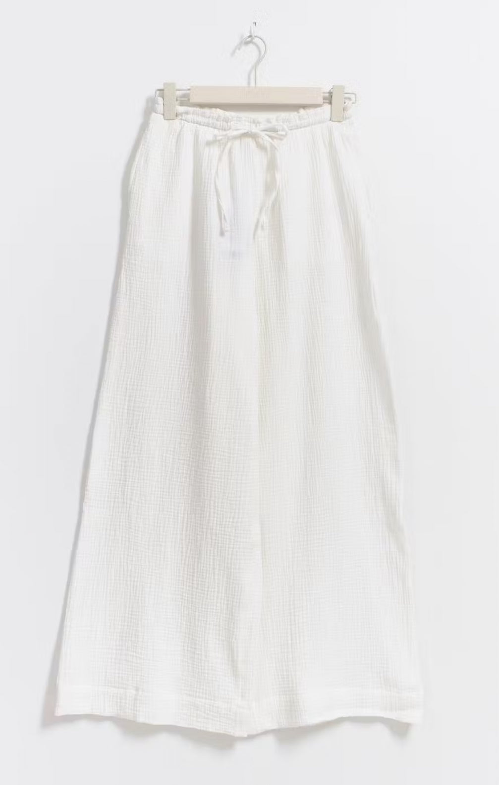 Gauze Trousers - White