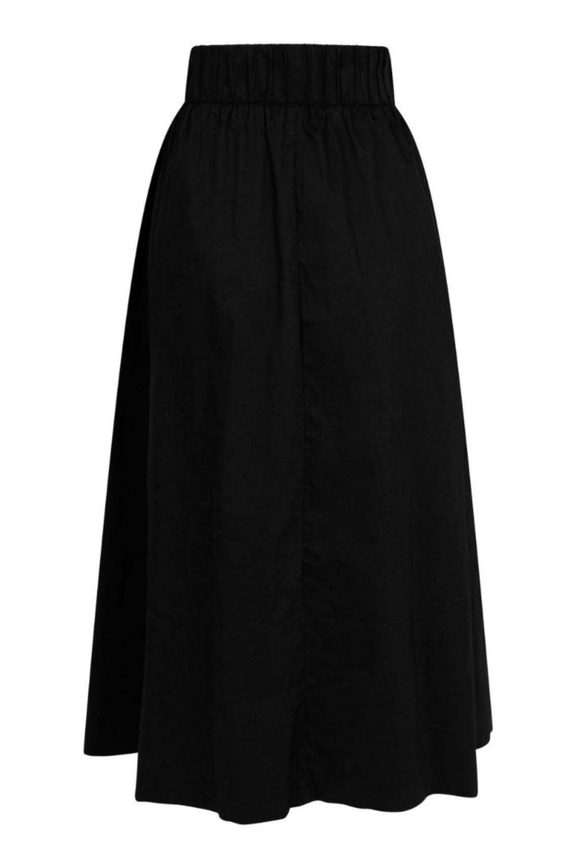 Yara Poplin Skirt - Black