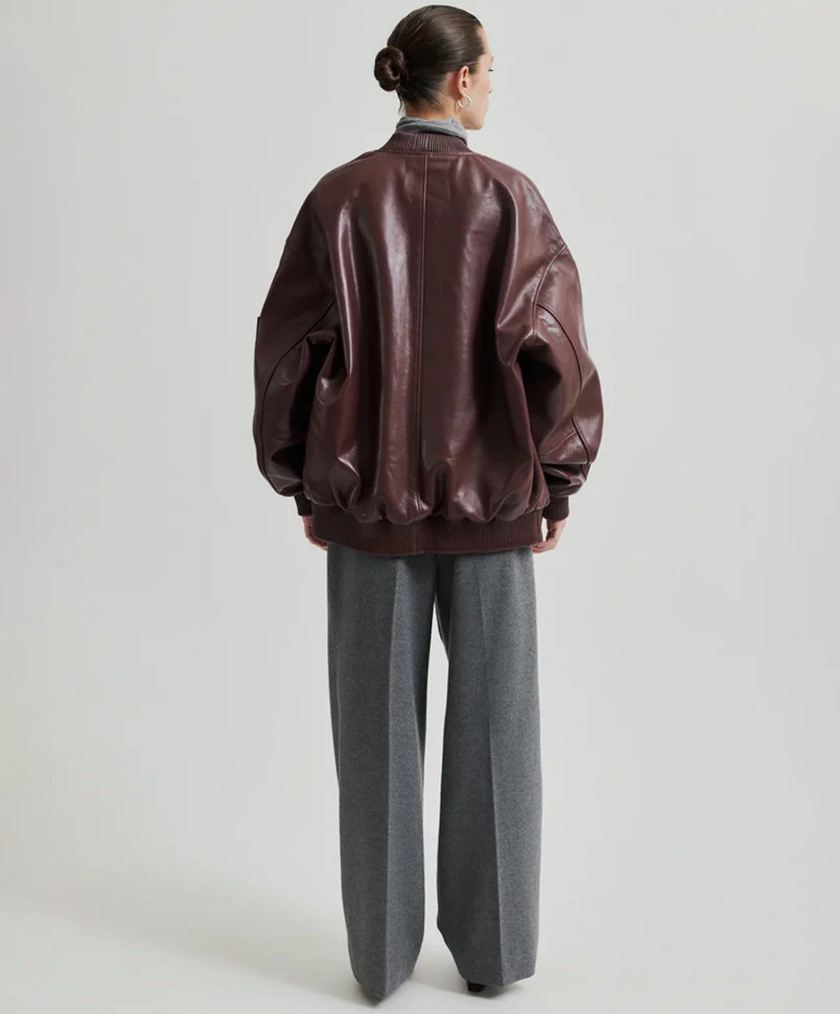 King Leather Bomber Jacket