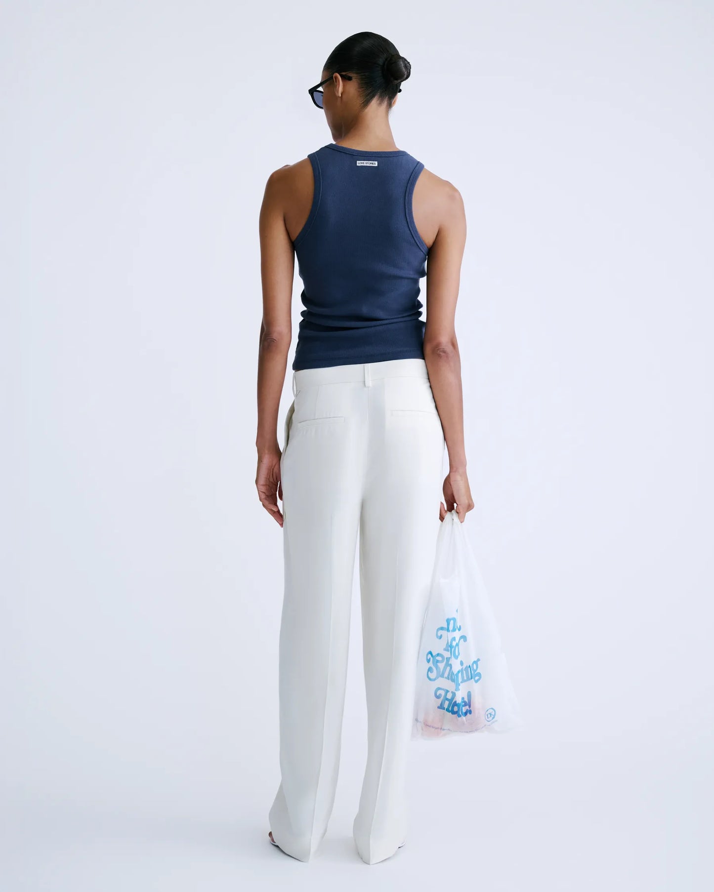 BELLA Klassisches Tanktop in Dunkelblau