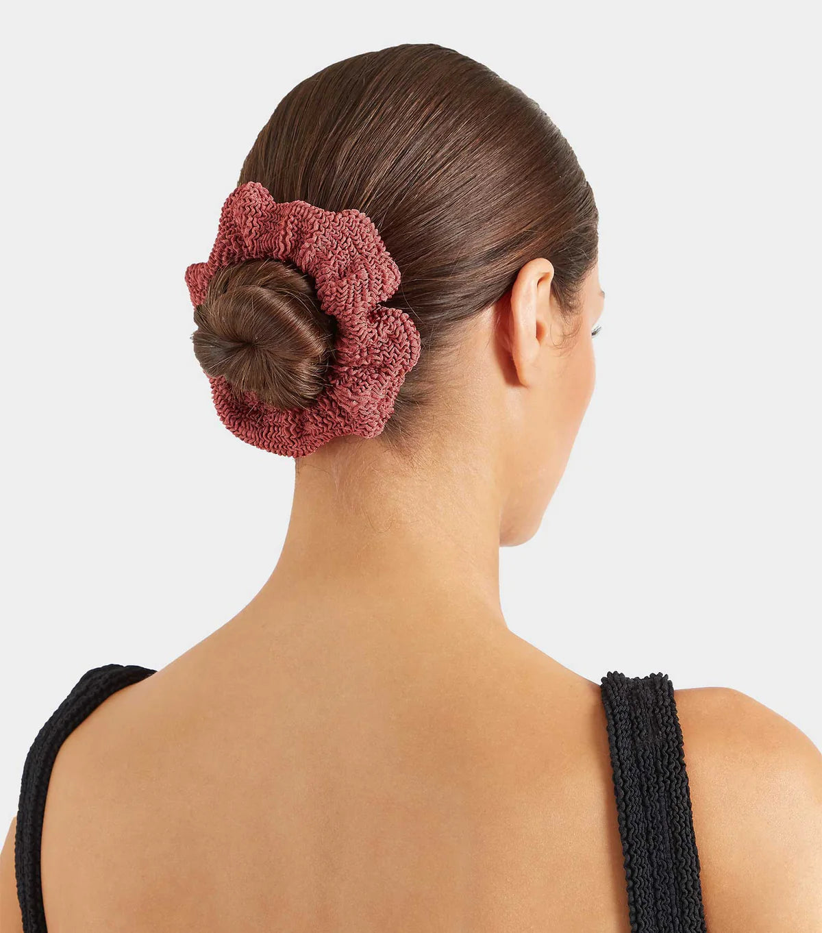 Scrunchie in Metallic Rosewood