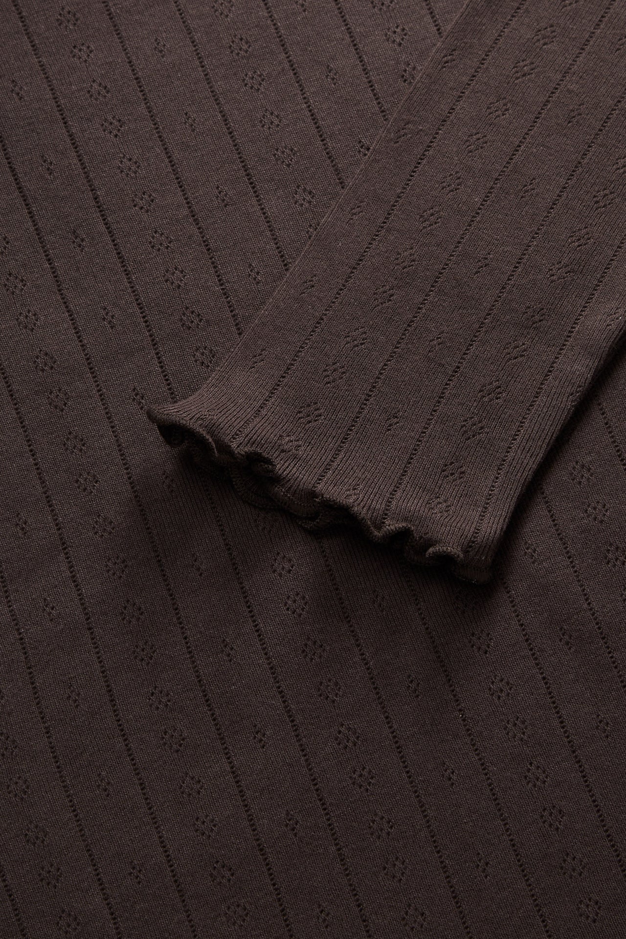 Edie Blouse in Dark Brown