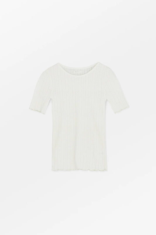 Edie Tee in Light Offwhite