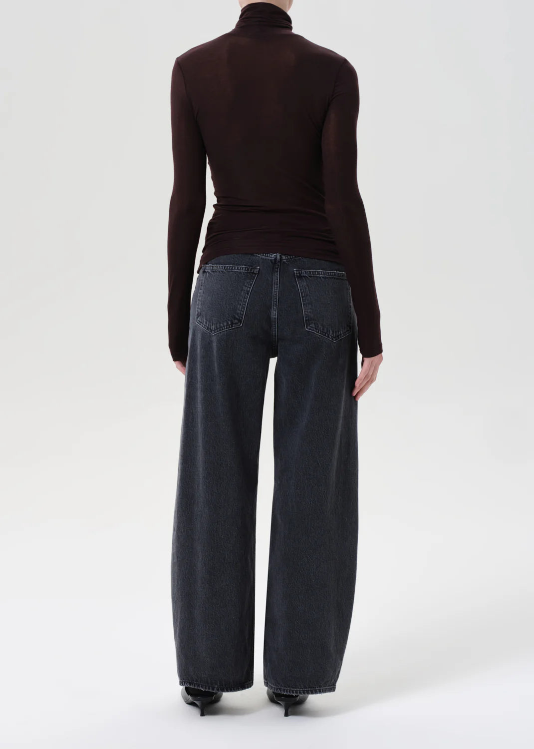 AGOLDE LOW CURVE JEAN SYMBOLIC
