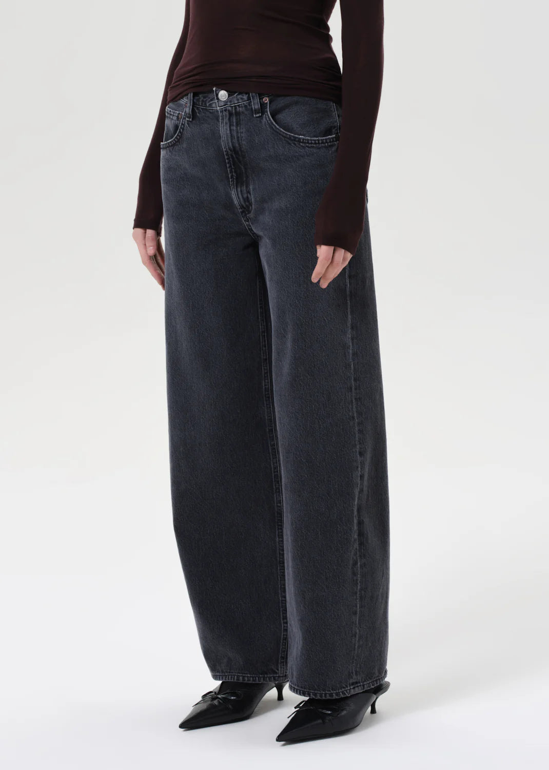 AGOLDE LOW CURVE JEAN SYMBOLIC