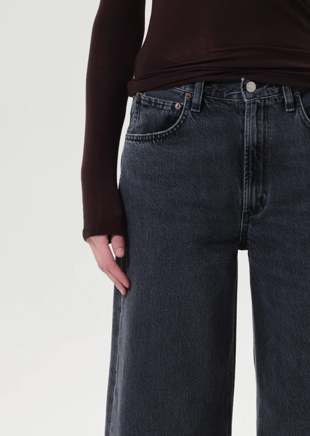 AGOLDE LOW CURVE JEAN SYMBOLIC