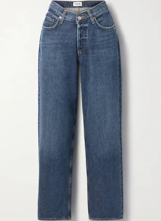 AGOLDE V-WAIST BAGGY in Nexus