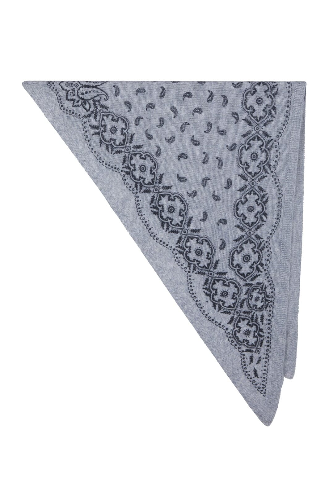 Lolana Paisley Knit Scarf Grey | NEO NOIR (Kopie)