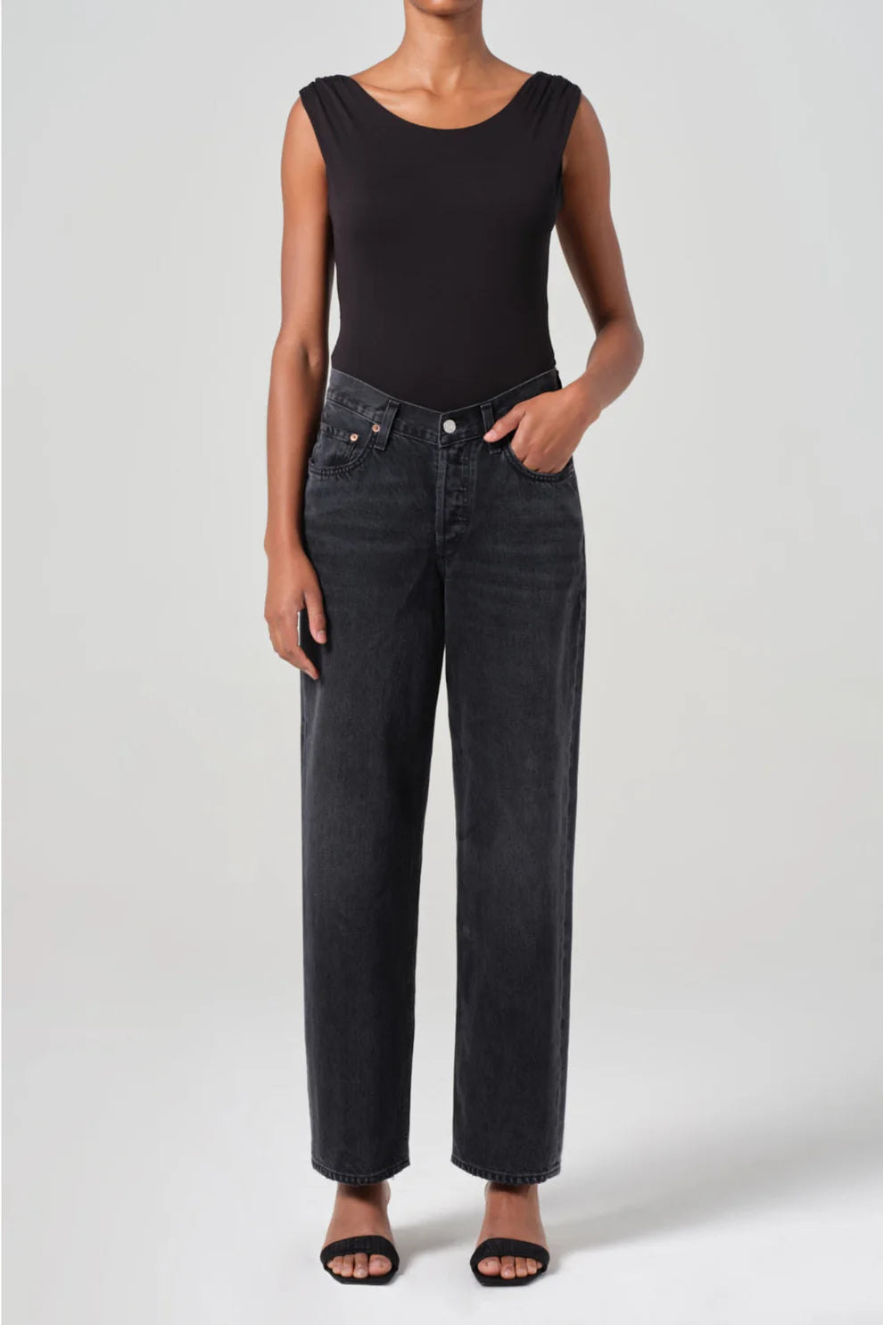 AGOLDE V-WAIST BAGGY in Hitch