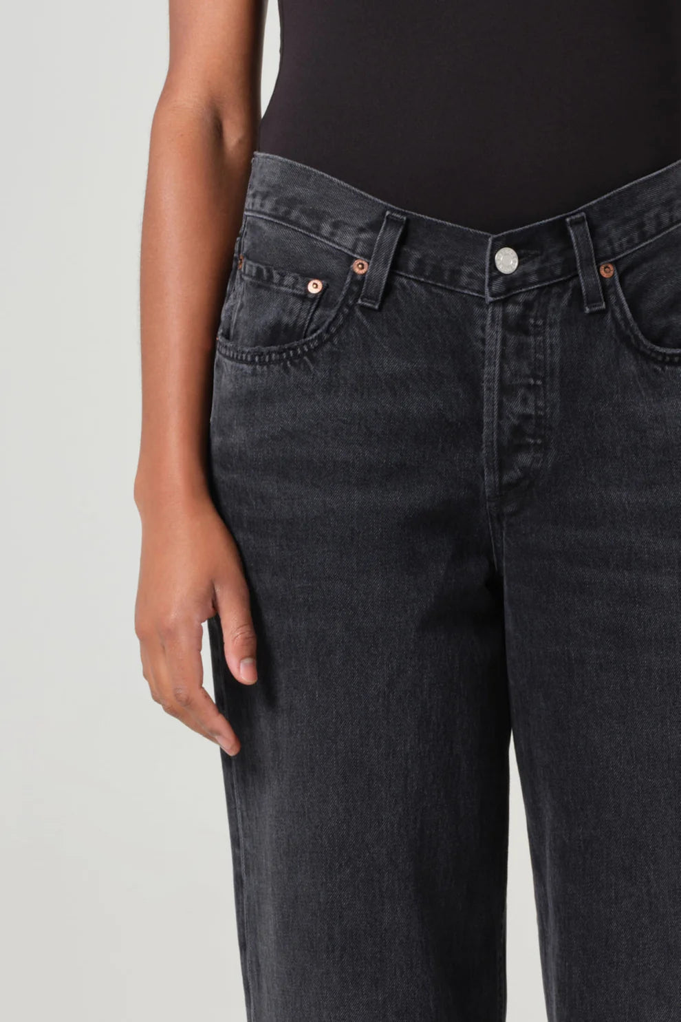 AGOLDE V-WAIST BAGGY in Hitch