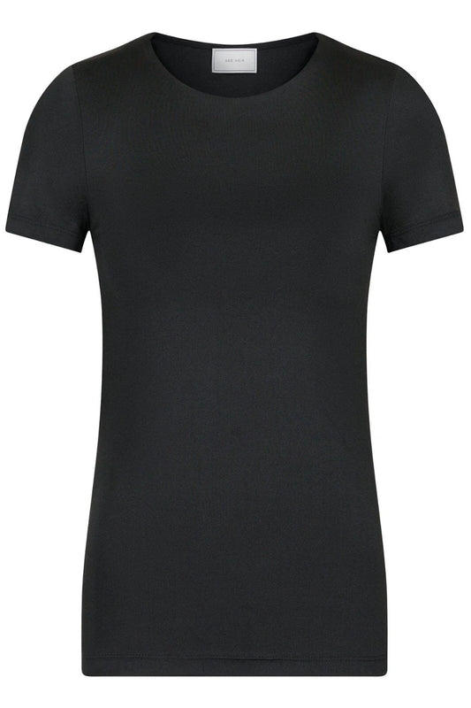 Verna Jersey Tee in Black