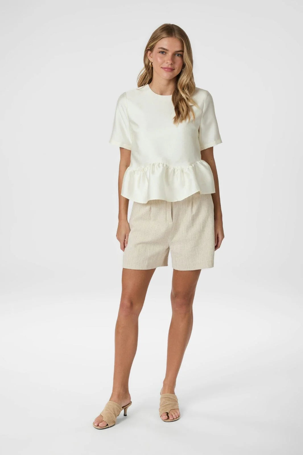 Alva Dull Satin Blouse