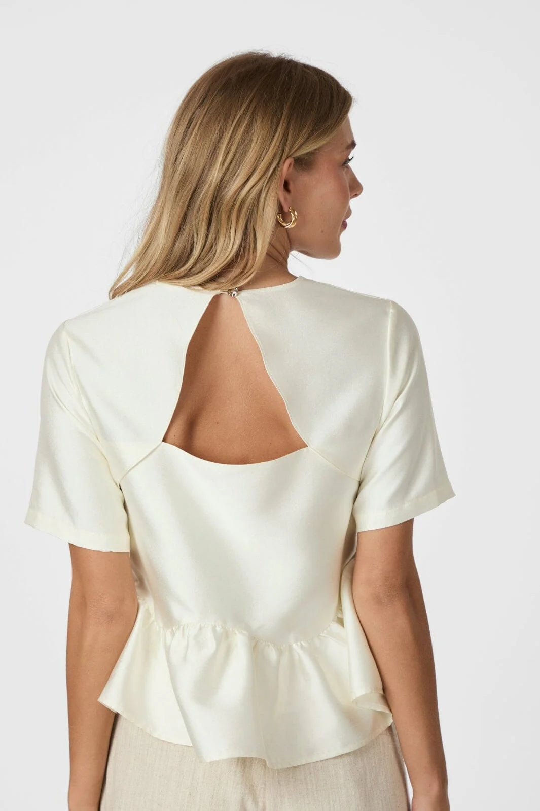 Alva Dull Satin Blouse