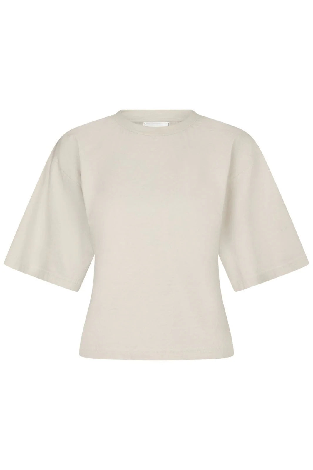 Asha Boxy Tee in Ivory