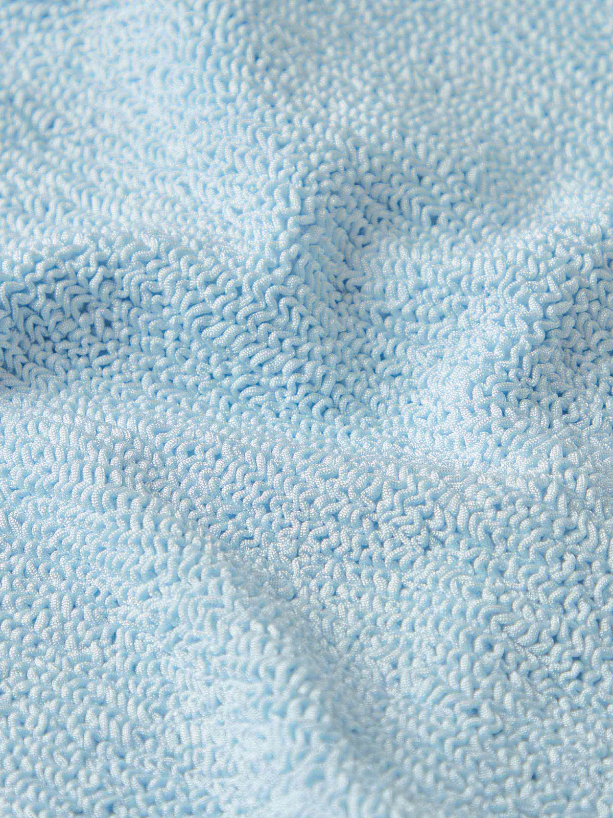 Hunza G Square Neck Swim - Metallic Ice Blue