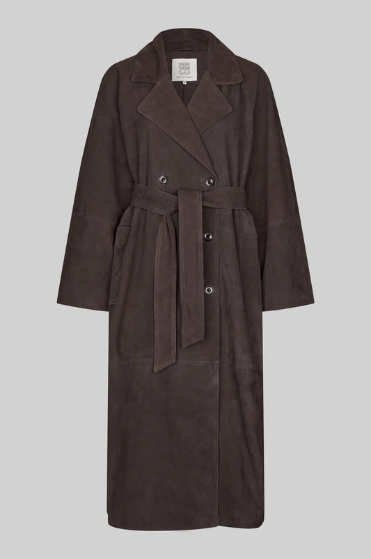 Noomi Suede Trenchcoat
