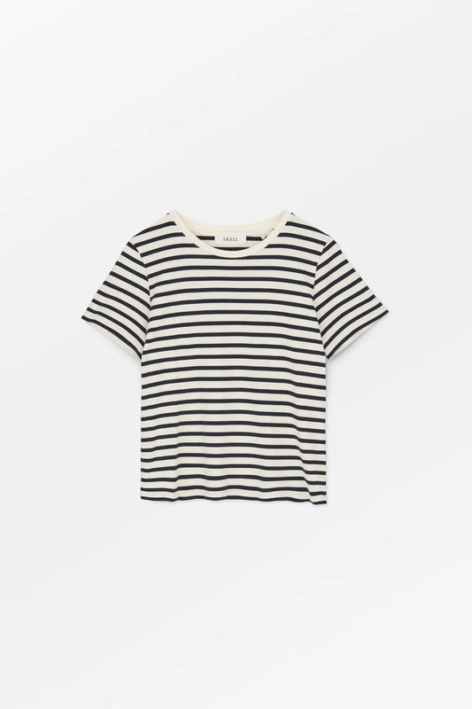 Loui regular tee - Dark Navy/ White
