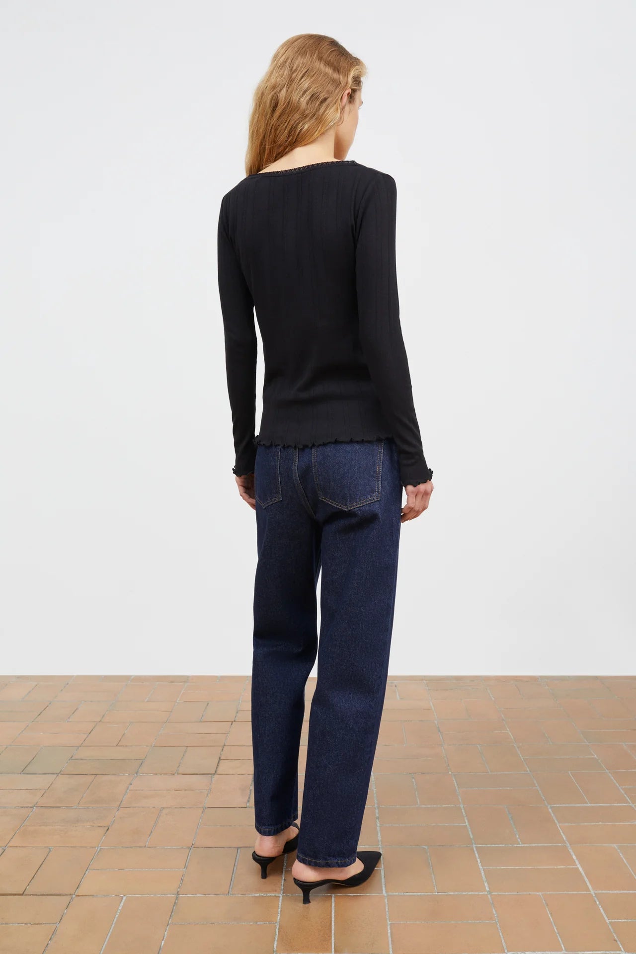 June V blouse - Black