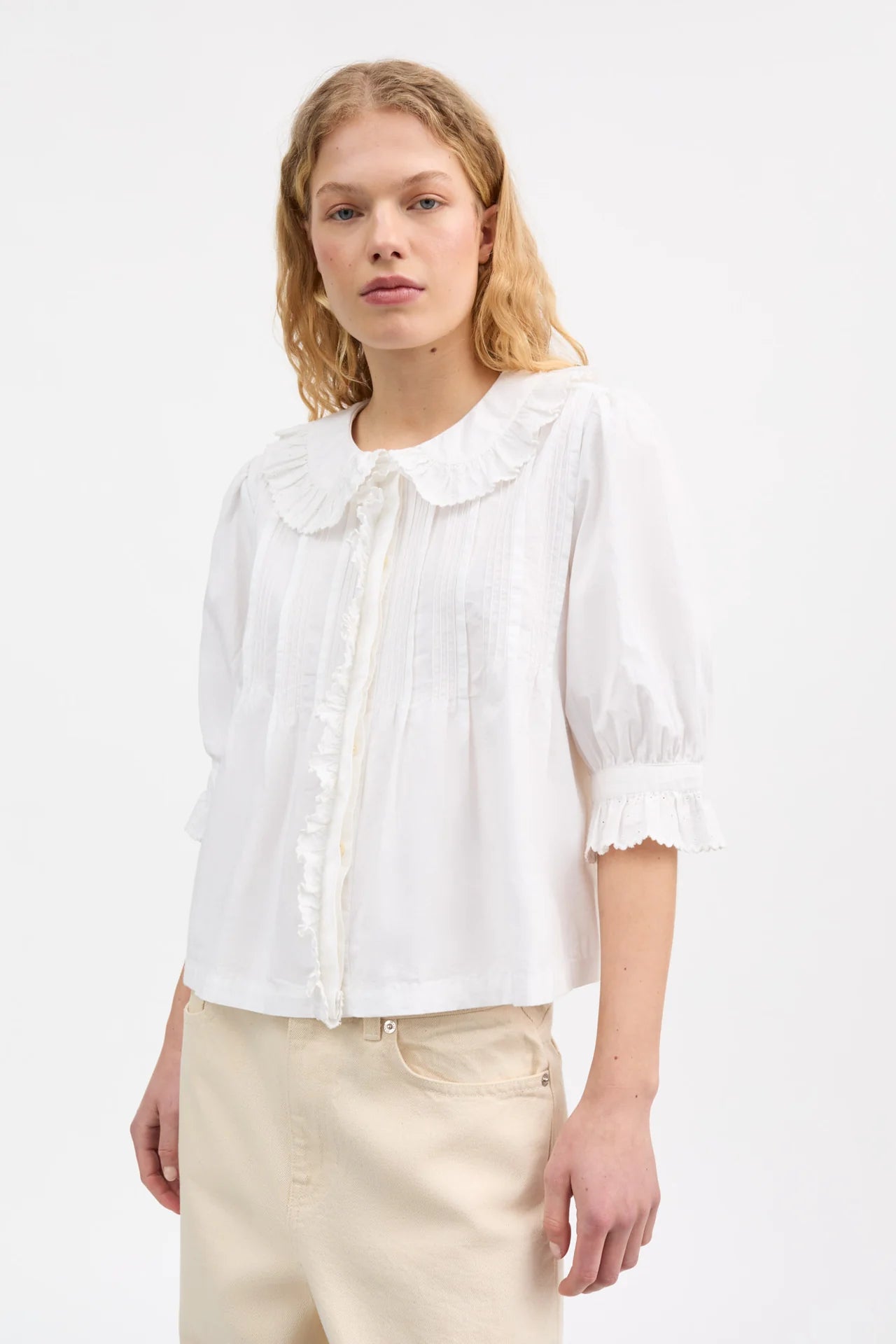 Viola Blouse - Optic White