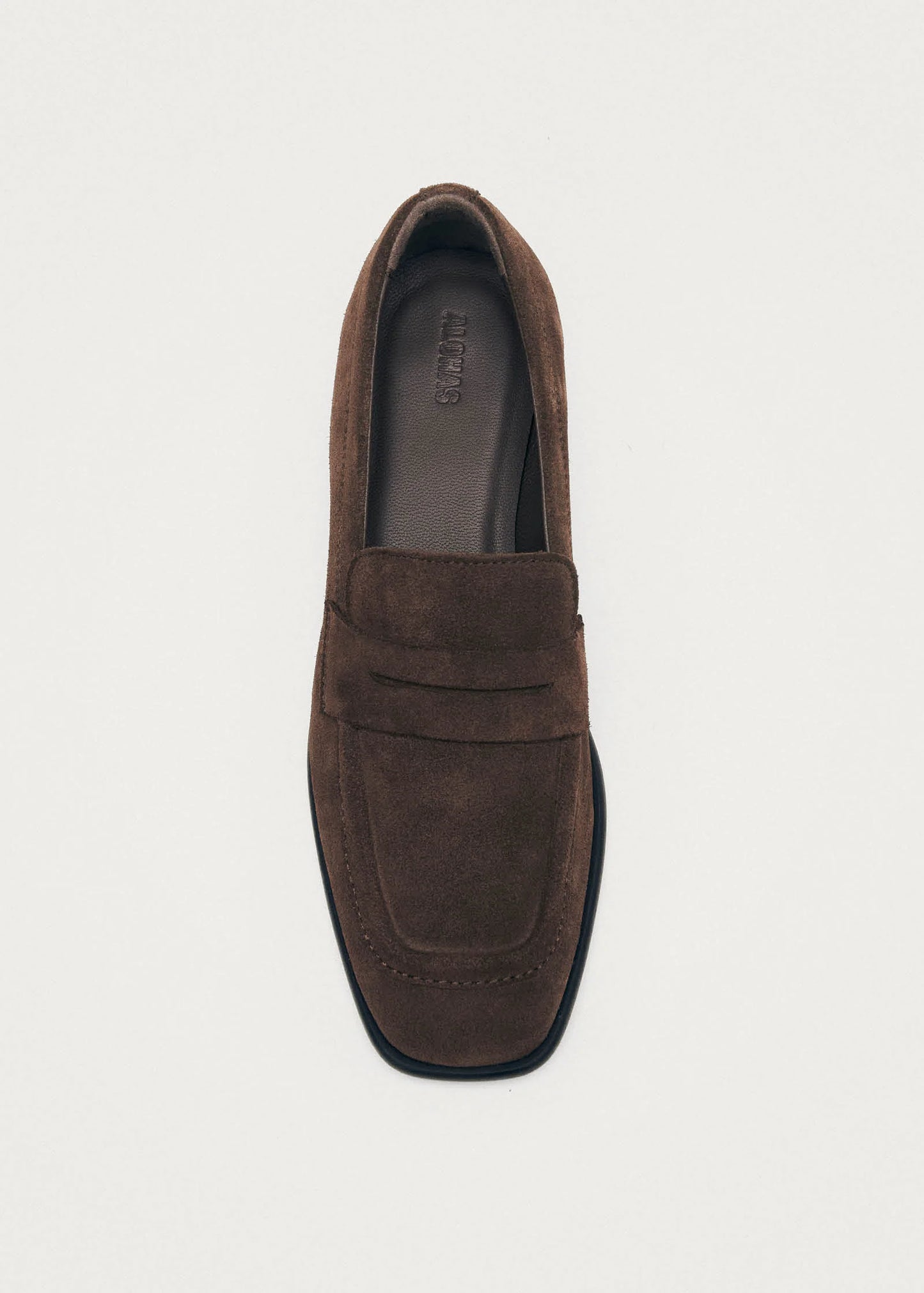 Zaha Suede Brown Leather Loafers
