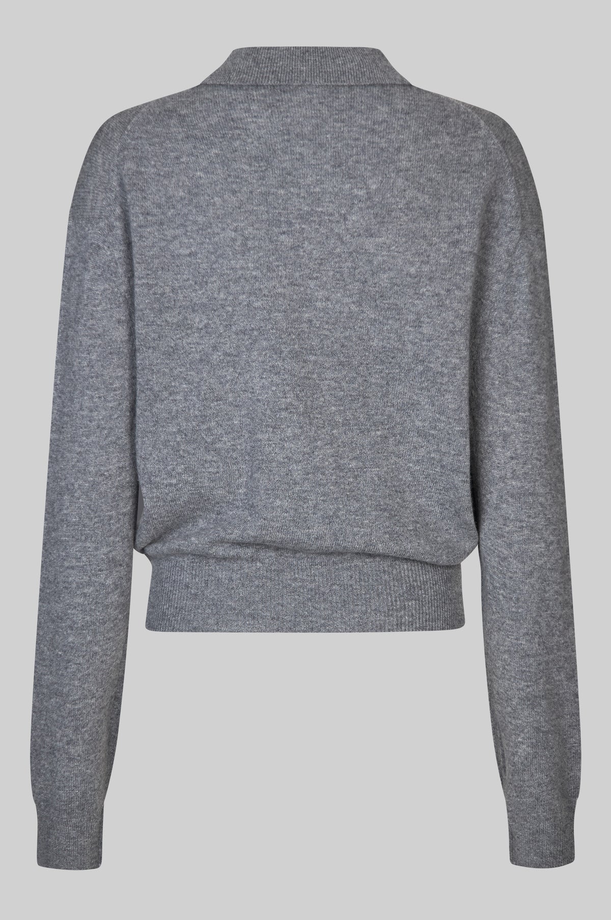 Vilena Knit LS in Grey Melange