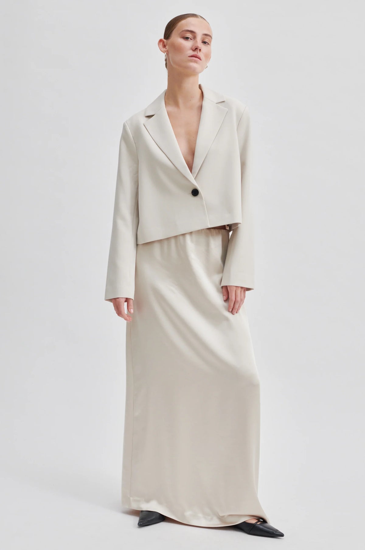 Odile Skirt in Stone