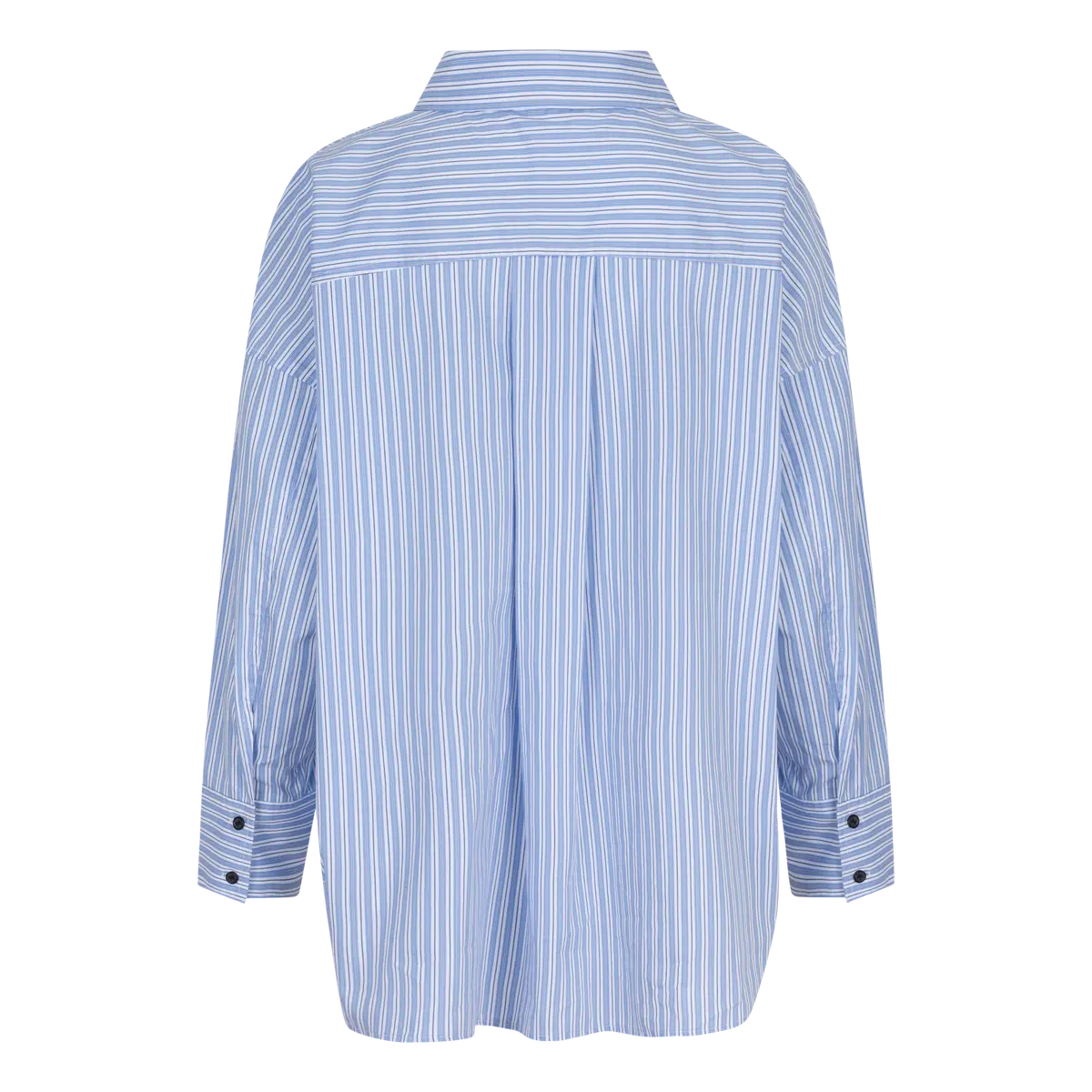 HAILEY Buttoned long sleeve shirt in blue