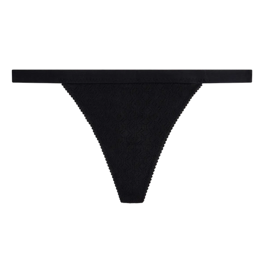 ROOMSERVICE Elegant string Briefs in black