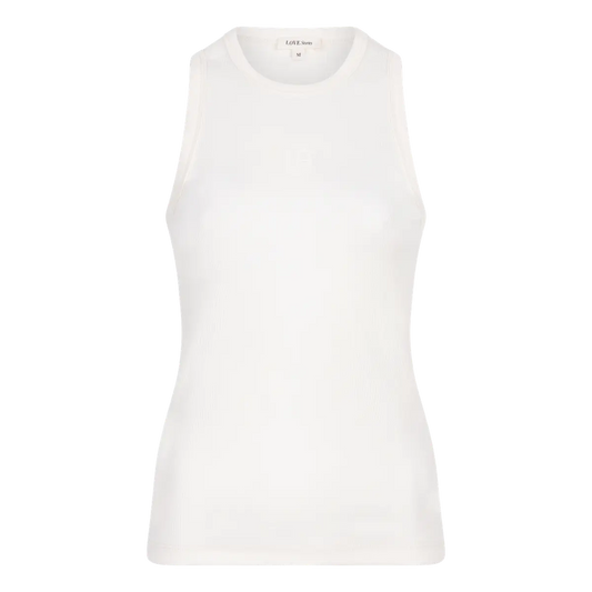 BELLA Classic tank top in white