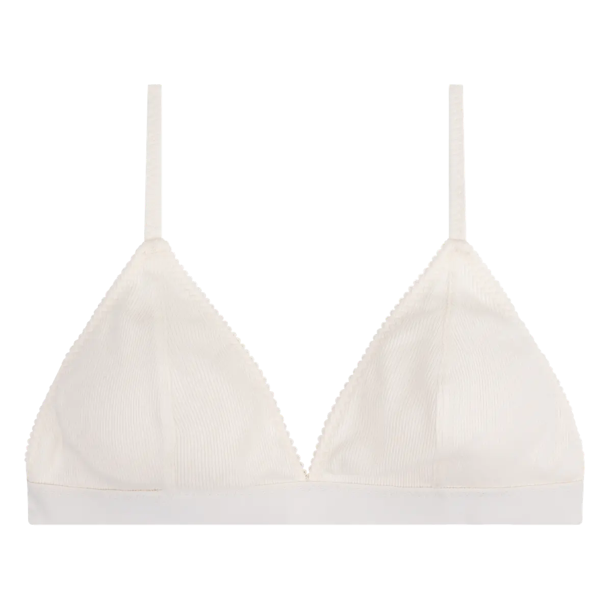 Darling - Comfy unpadded Bralette in white