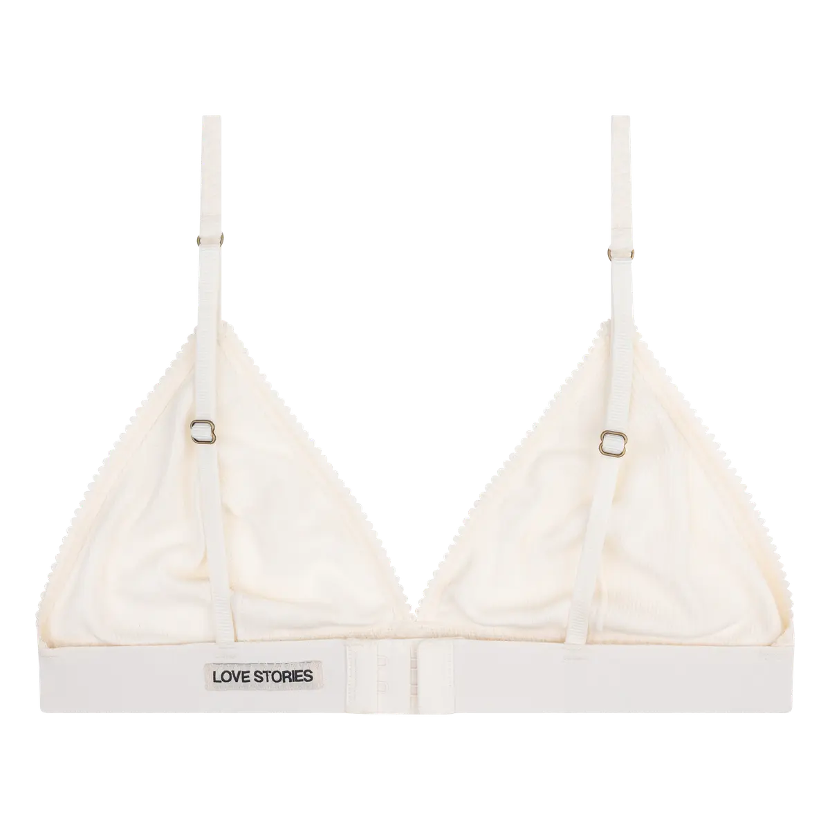 Darling - Comfy unpadded Bralette in white