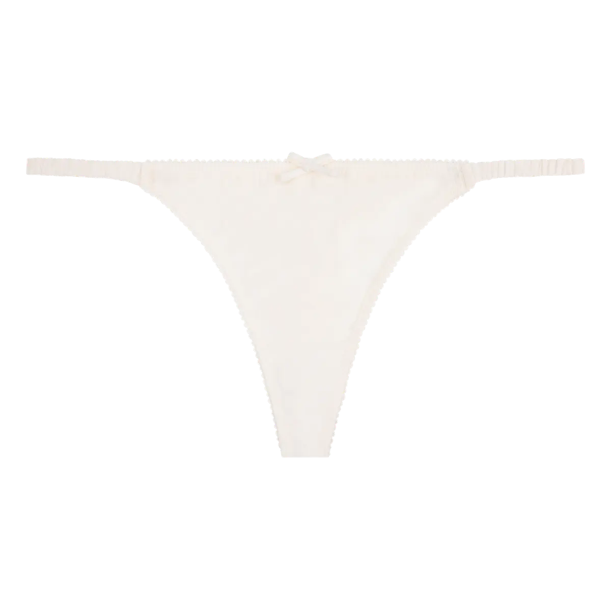 ROOMIE Eleganter String-Slip in white