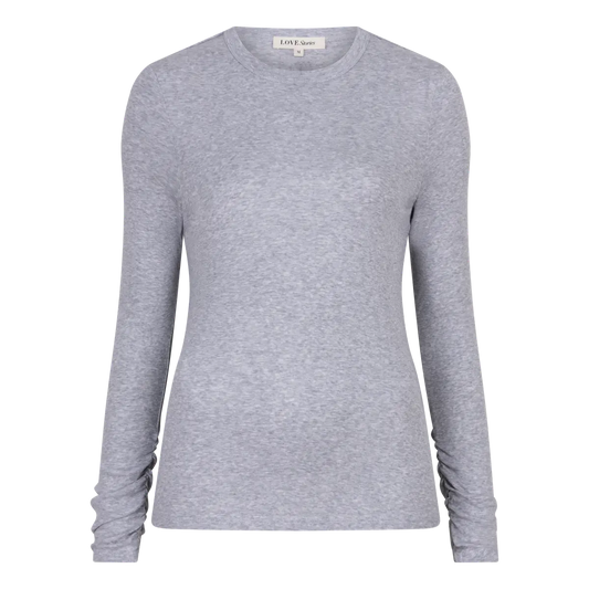 ELLE
Long-sleeve cotton top in Grey