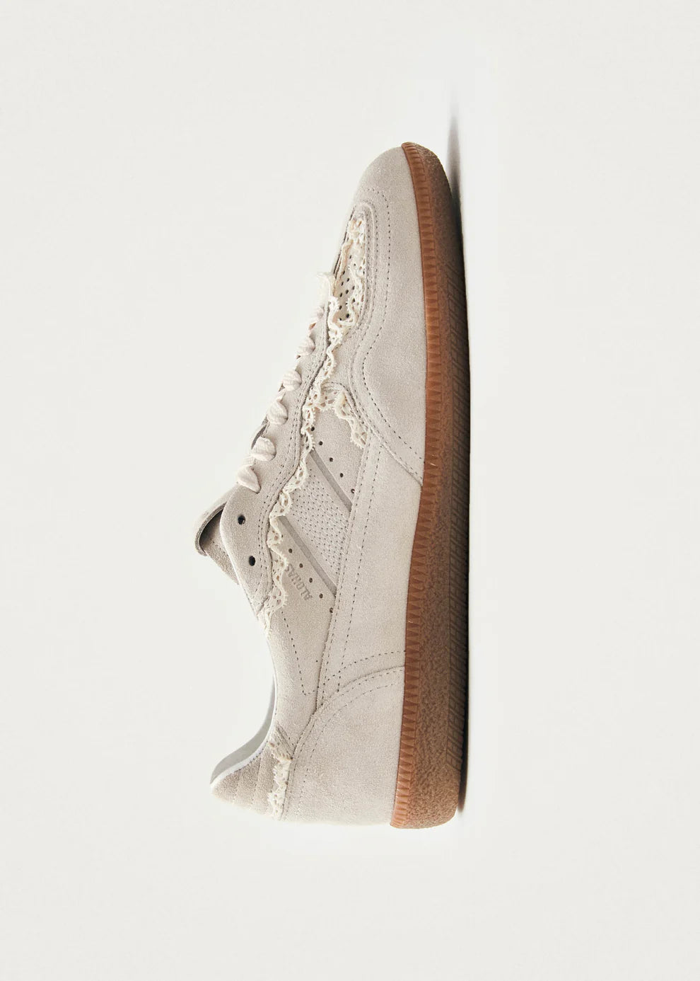 Crochet Cream Leather Sneakers Alohas