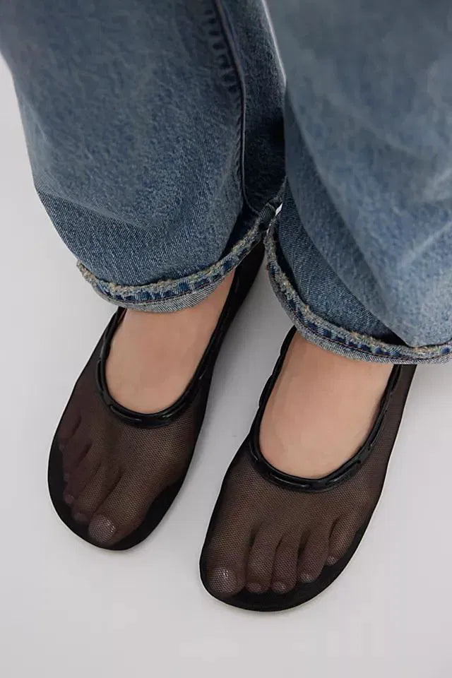 Gill Toggle Mesh Ballet Flats Alohas