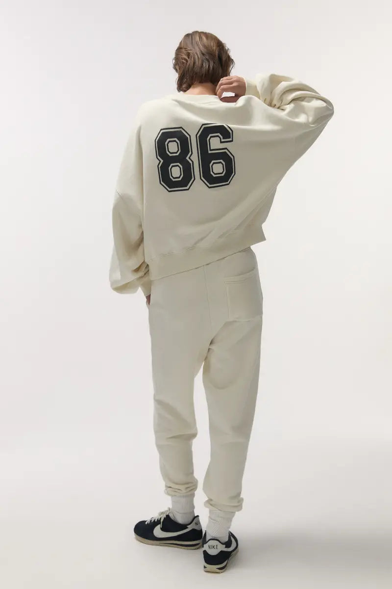 SLOANE Crewneck Sweater in Offwhite