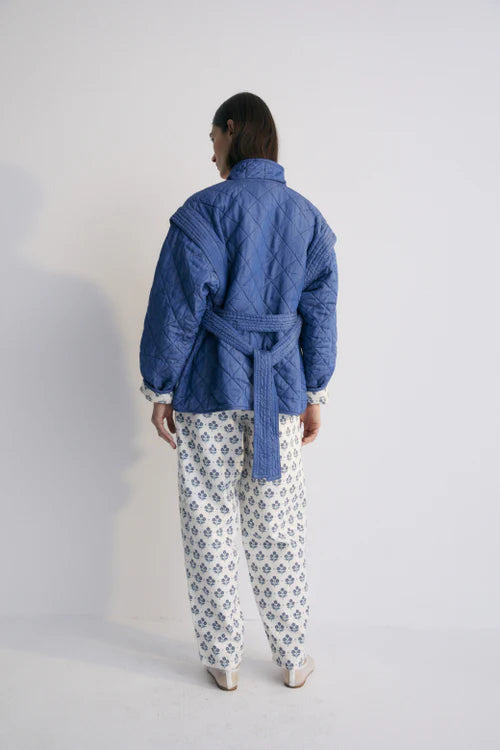 Eleni Woman Jacket-Hyacinth Print