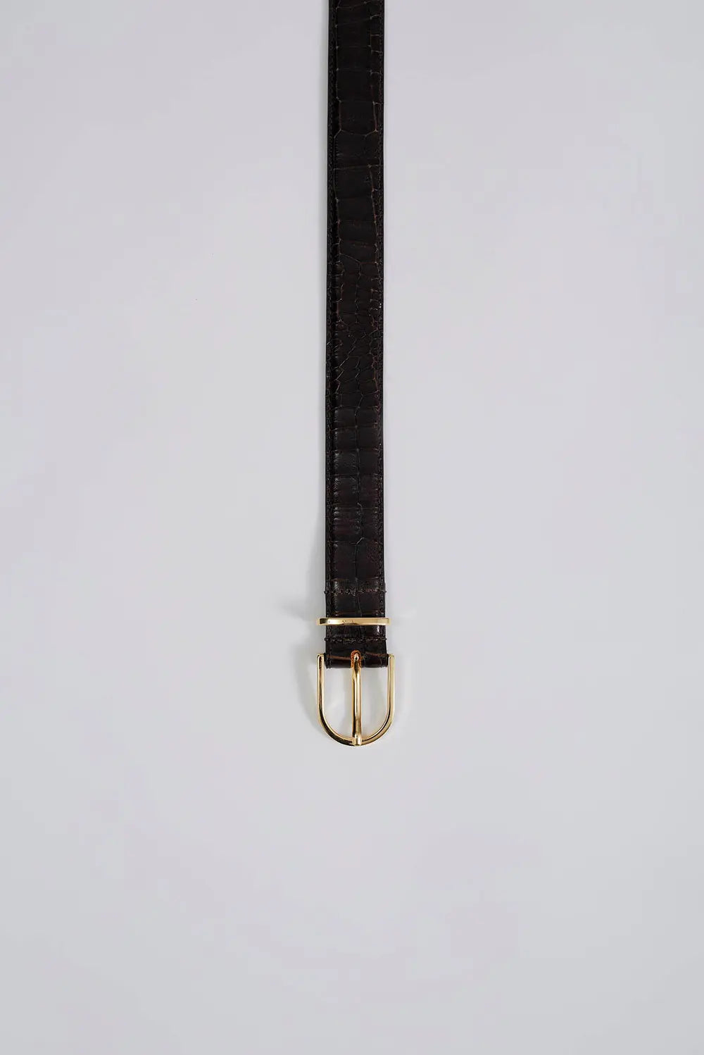 CHARLIE LEDERGÜRTEL - Chocolate