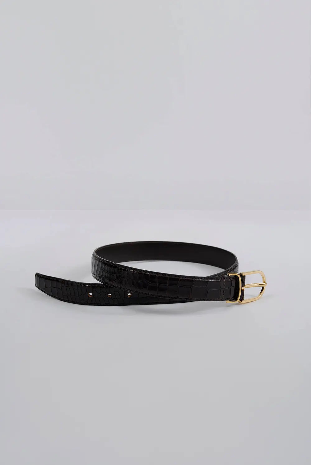 CHARLIE LEDERGÜRTEL - Chocolate